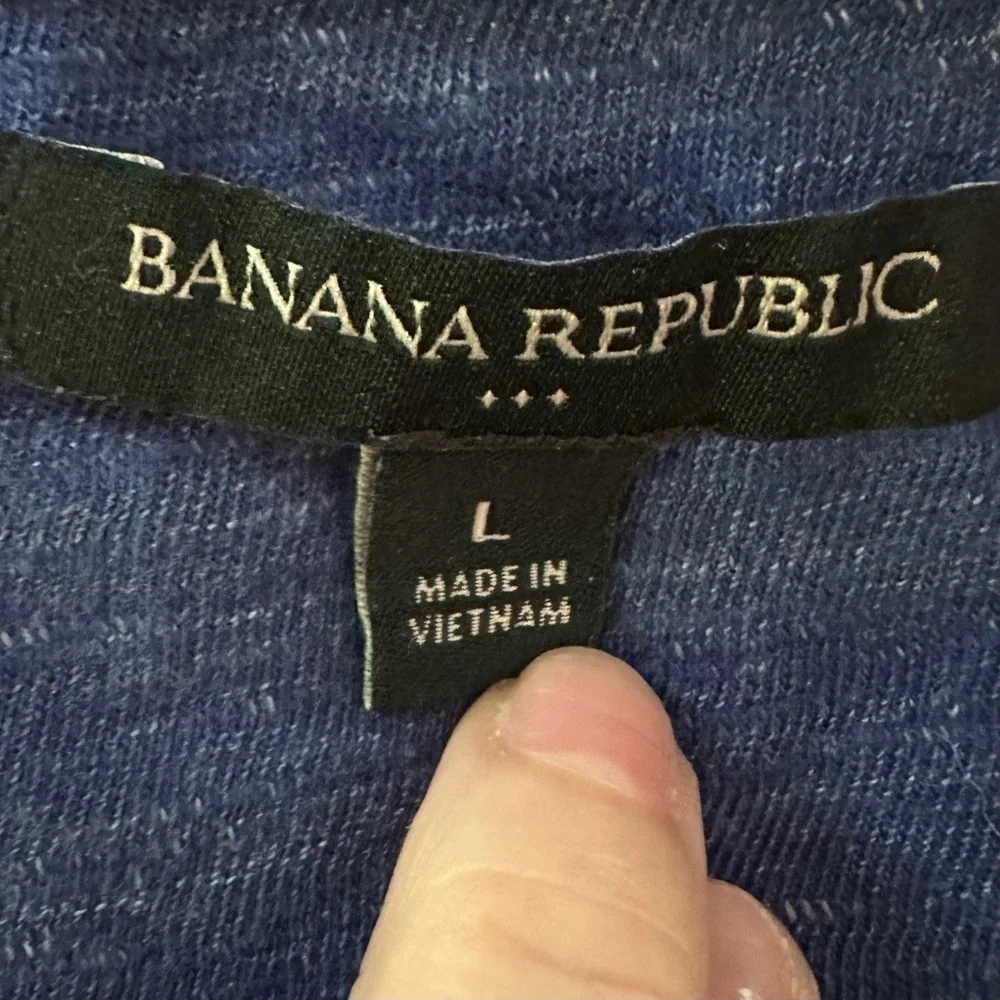 Banana Republic Heathered blue Shirt